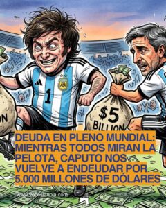 Deuda en pleno Mundial: Mientras todos miran la pelota, Caputo nos vuelve a endeudar por 5.000 millones de dólares