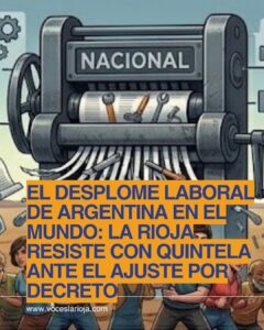 El desplome laboral de Argentina en el mundo: La Rioja resiste con Quintela ante el ajuste por decreto