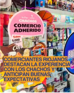 Chachos en La Rioja: comerciantes avalan el BOCADE y esperan más ventas