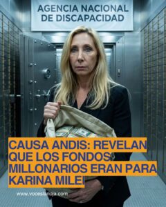 Exnovia de Cerimedo acusa a Karina Milei por audios de ANDIS